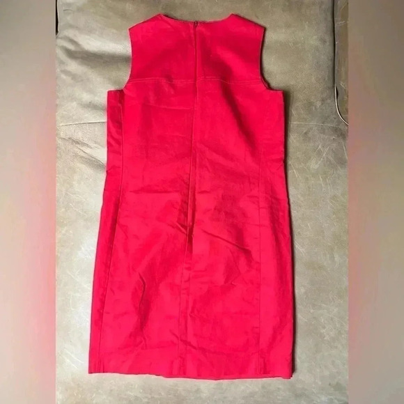 Lauren Ralph Lauren Women's Size 8 Red Sheath Stretch Dress - Picture 9 of 10
